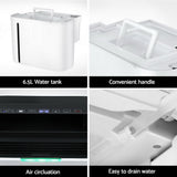 Devanti Dehumidifier 20L Air Purifier White - Rear View