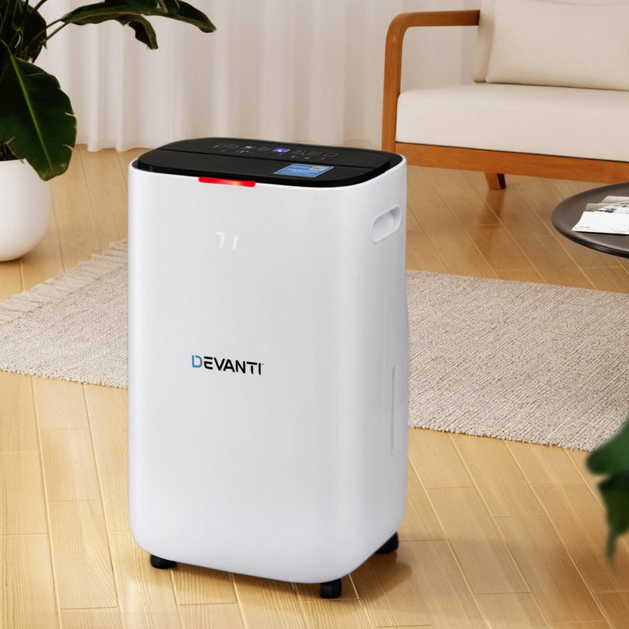 Devanti Dehumidifier 20L Air Purifier White, image 7