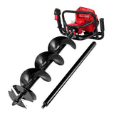 Giantz Post Hole Digger 200mm Petrol Drill Extension Auger Bits - Front View