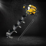 Giantz Post Hole Digger 200mm Petrol Drill Auger Extension Bits - Close-Up Angle