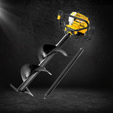 Giantz 82CC Post Hole Digger 300mm Petrol Drill Auger Extension Bits - Close-Up Angle