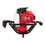 Giantz Post Hole Digger Motor Only Engine Petrol Red - Top-Down View