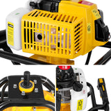 Giantz 82CC Post Hole Digger Motor Only Petrol Engine Yellow - 45-Degree Angle