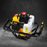 Giantz 82CC Post Hole Digger Motor Only Petrol Engine Yellow - Close-Up Angle