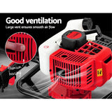 Giantz Post Hole Digger Motor Only Petrol Engine Red - 45-Degree Angle