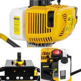 Giantz 74CC Post Hole Digger Motor Only Petrol Engine Yellow - 45-Degree Angle