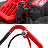 Giantz 65CC Post Hole Digger Motor Only Petrol Engine Red - Rear View
