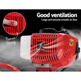 Giantz 66CC Post Hole Digger 200mm Petrol Drill Extension Auger Bits - Rear View