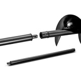 Giantz 66CC Petrol Post Hole Digger Drill Extension Auger Bits - Side View