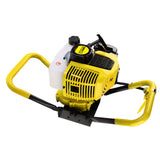 Giantz 80CC Post Hole Digger Motor Only Petrol Engine Yellow - Close-Up Angle