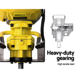 Giantz 80CC Petrol Post Hole Digger Auger Extension Bits Kits - Top-Down View