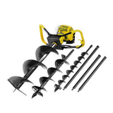 Giantz 80CC Petrol Post Hole Digger Auger Extension Bits Kits - Close-Up Angle