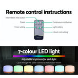 Devanti Aroma Diffuser Aromatherapy Humidifier 500ml - Rear View