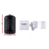 Devanti Aroma Diffuser Aromatherapy Black 160ml - Side View