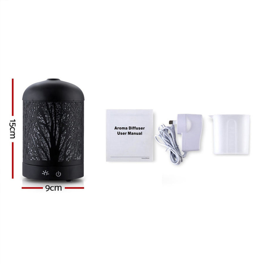 Devanti Aroma Diffuser Aromatherapy Black 160ml, image 3