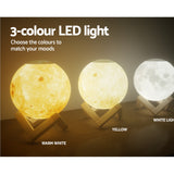 Devanti Aroma Diffuser Aromatherapy Moon Lamp 880ml - Rear View