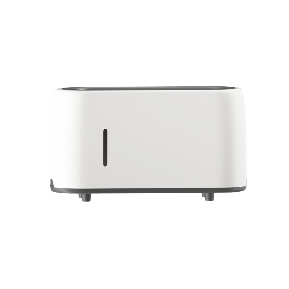 Devanti Ultrasonic Aroma Diffuser with Simulated Flame Effects - 240ml Aromatherapy Humidifier and Night Light