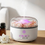 Devanti 150ml Salt Lamp Aroma Diffuser Ultrasonic Humidifier Purifier 7 LED Colors