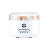 Devanti 150ml Salt Lamp Aroma Diffuser Ultrasonic Humidifier Purifier 7 LED Colors - Side View