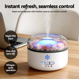 Devanti 150ml Salt Lamp Aroma Diffuser Ultrasonic Humidifier Purifier 7 LED Colors - Top-Down View
