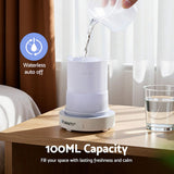 Devanti Ultrasonic Aroma Diffuser Aromatherapy 100ml LED Lights Iron Humidifier Forest - Low Angle