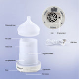 Devanti Ultrasonic Aroma Diffuser Aromatherapy 100ml LED Lights Iron Humidifier Forest - Extra Image