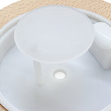 Devanti Ultrasonic 4-in-1 Aroma Diffuser with Glass Dome and Wood Base - 200ml Capacity