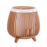 Devanti Ultrasonic Aroma Diffuser Aromatherapy 140ml LED Lights Iron Humidifier Forest Deep Wood - Side View