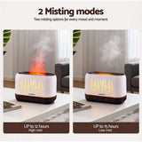 Devanti Aroma Diffuser Aromatherapy Flame 200ml - Close-Up Angle
