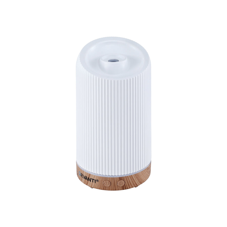 Devanti Ultrasonic Aroma Diffuser Aromatherapy 200ml LED Lights Iron Humidifier Forest