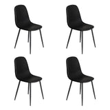 Oikiture 4-Seater Dining Set 1.2m Rectangular Table and Chairs