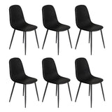 Oikiture 6-Seater Dining Set 1.4m Rectangular Table and Chairs