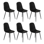 Oikiture 6-Seater Dining Set 1.4m Rectangular Table and Chairs