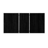 Oikiture 160cm Extendable Dining Table with 4PCS Chairs PU Leather