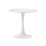 Oikiture 60cm Round Dining Table with 2PCS Dining Chairs Velvet Green