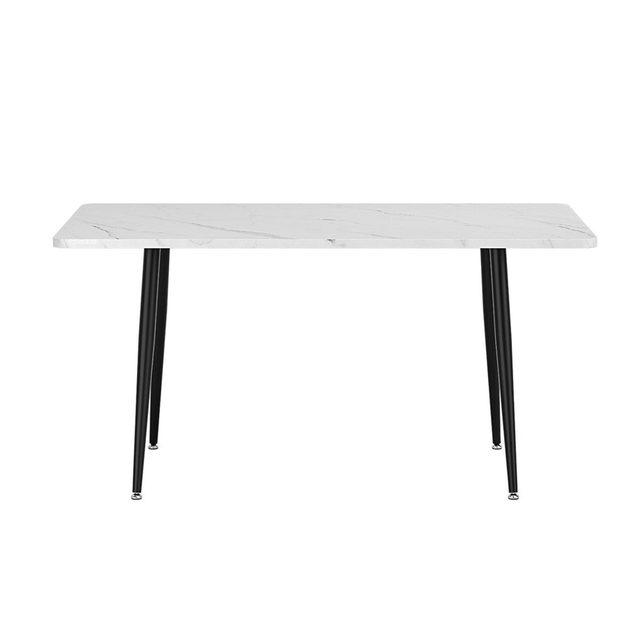 1.5M Artiss Dining Table Marble Effect, image 3