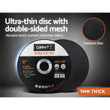 Giantz 500-Piece Cutting Discs 5 125mm Angle Grinder Thin Cut Off Wheel Metal - Close-Up Angle