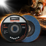 Giantz 100 PCS Zirconia Sanding Flap Disc 5 125mm 80Grit Angle Grinding Wheel - Low Angle