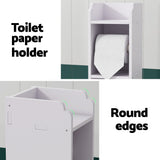 Artiss 2X Bathroom Cabinet Toilet Roll Holder 76cm - Rear View