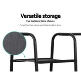 Artiss Wardrobe Clothes Rack Airer Coat Stand Closet 150cm - 45-Degree Angle