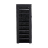Artiss Shoe Rack Cabinet Removable Cover 10 tier Black