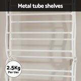 Artiss Shoe Rack Hanging Over Door Organiser 24 Pairs Eric - 45-Degree Angle