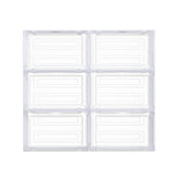 Artiss Shoe Box DIY Set of 6 Stackable Magnetic Door