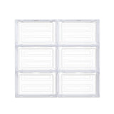 Artiss Shoe Box DIY Set of 6 Stackable Magnetic Door - Top-Down View