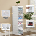 Artiss Foldable Shoe Rack Organizer 6 Tier Storage Shelf Hallway