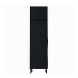 Artiss Large Portable Clothes Closet Wardrobe with Shelf Black - 45-Degree Angle