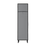Artiss Large Portable Clothes Closet Wardrobe with Shelf Grey - Top-Down View
