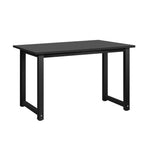 Oikiture Computer Desk Veneer Table Top 120cm Black, image 3