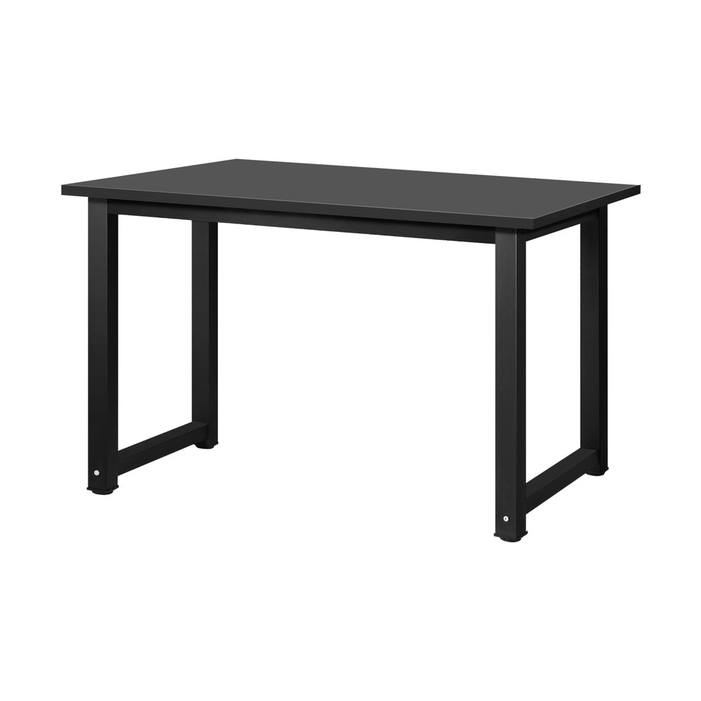 Oikiture Computer Desk Veneer Table Top 120cm Black