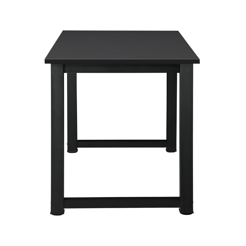 Oikiture Computer Desk Veneer Table Top 120cm Black